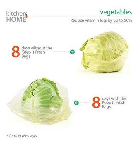 Keep It Fresh Bolsas De Productos Frescos Reutilizables Sin