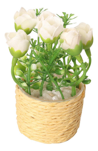 Mini Casa De Muñecas Flor Paisaje Estático Modelo /6 Para