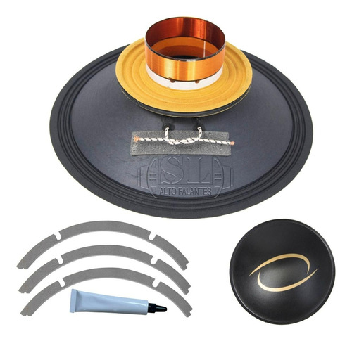 02 Kit Reparo Sl Compatível Com Eros Sds 800 E-815 15 4ohms