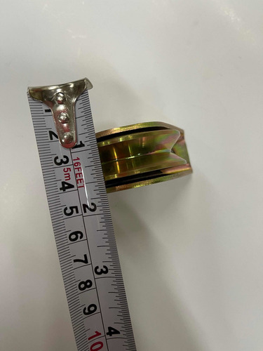 Imagen 2 de 4 de Pack Rueda Para Portón De 50mm Con Base (2pcs)