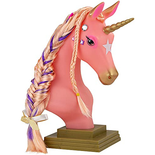 Cabeza De Peinado De Unicornio De Belleza De Melena De ...