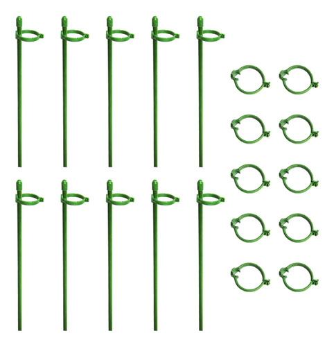 Estacas Ajustables Para Soporte De Plantas De Un Solo Tallo