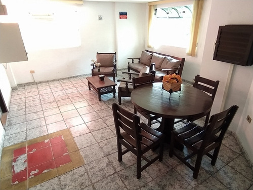 Imagem 10 de 27 de Apartamento 1 Dormitório, Garagem, Em Prédio Com Elevador, Piscina, Salão De Festas, Salão De Jogos E Sauna, Na Tupi Em Praia Grande - Sp. - Ap00412 - 70257463