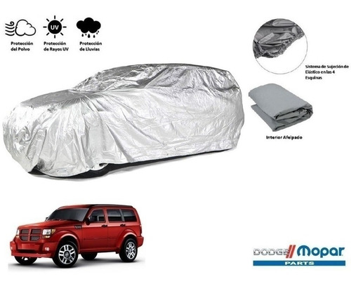  Funda Cubre Auto Afelpada Dodge Nitro Rt 4.0l 2009