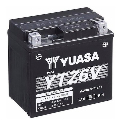 Bateria Yuasa Ytz6v = Ytx5l-bs Gel Yamaha Fz16 Fi 2.0