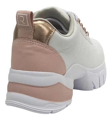 Imagem 5 de 6 de Tênis Feminino Ramarim Dad Chunky Sneaker 2180103 Rosa