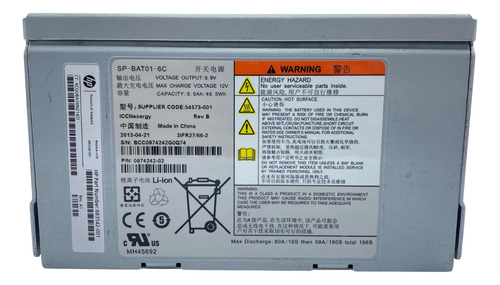 Módulo Bateria Hp 9.9v 49.5wh 3par 683542-001 683240-001 Prateado