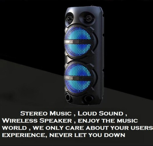 Parlante Portátil Profesional Con Bluetooth Equipo De Sonido