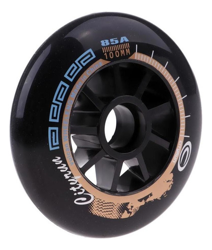 L Ruedas De Patines De Ruedas Para Negro07 100 Mm Negro07