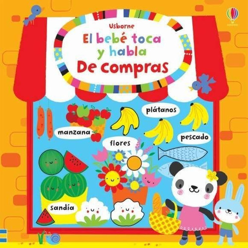 ** Libro Didactico Bebe ** De Compras   Bebe Toca Y Descubre