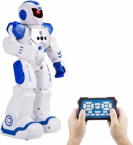 Robô Inteligente, Anda E Fala C/ Sensor Vr Vídeo Envio 24hs 