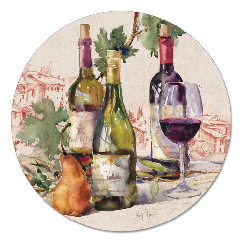 Tableau De Vinos, Plato De Vidrio Templado Resistente A...