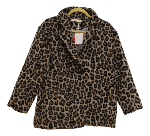 Blazer Paño Leopardo