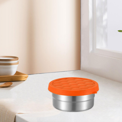 Contenedor De Alimentos De Acero Inoxidable Comida De Metal