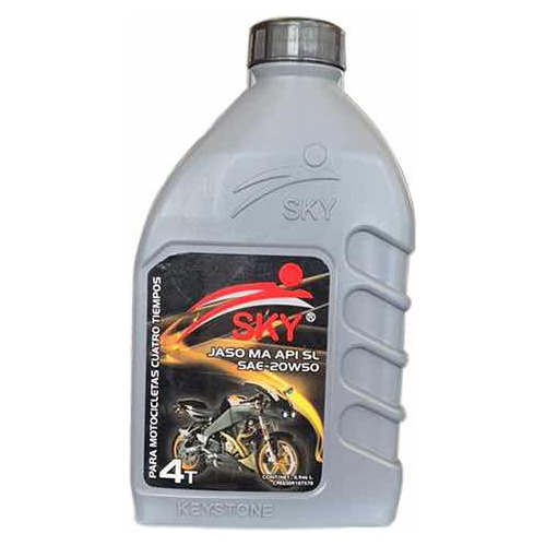 Aceite Sky 4 Tiempo Motos 20w50 Oferta 6.5 El Litro