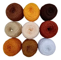 Comprar Hilo Macramé 100% Acrílico, 2mm Grosor Kit 9 Ovillos X 50gr 