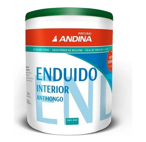 Enduid Interior Andina X 10 Litros Paredes Pintumm