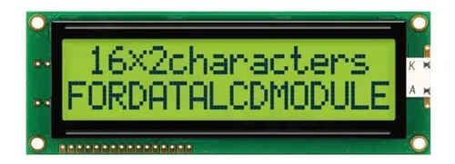 Display Lcd 16x2 Big Number Verde Fdcc1602aflygbw Arduino | Frete grátis