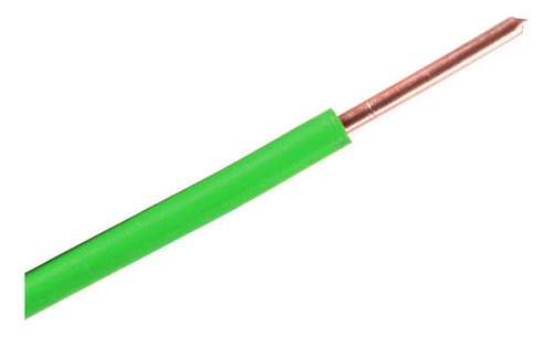 Kit 10x Metros Cabo Rigido 22 Awg (0,30mm) Verde
