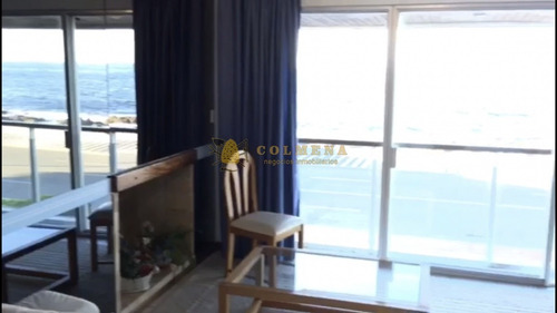 Apartamento En Peninsula En Rambla Brava Frente Al Mar En 1era Linea 3 De 2 Baños Terraza Amplia Con Partillero Parrillero Y 2 Garajes. Consulte!!!!!!- Ref: 2354
