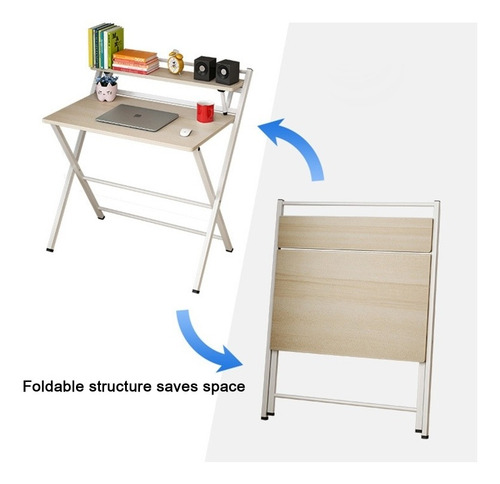 Imagen 5 de 8 de Mesa Tipo Escritorio Plegable Práctico Portátil Laptop Tarea
