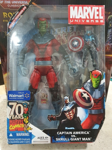 Skrull Giant Man Vs Captain America Marvel Universe (Usado)