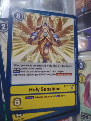 Holy Sunshine - Dimensional Phase (bt11)-carta Digimon