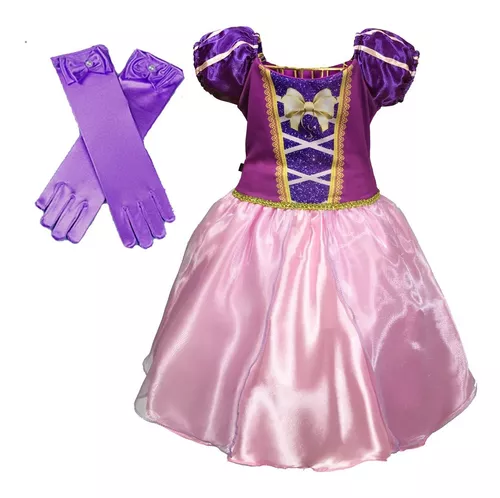 Vestido Princesa Lilás Roxo Curto - FantasiAdoro - Junina. Festa e Fantasia