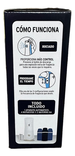 Glade Difusor Aromatizante Automático 4 Repuestos Y Difusor