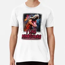 Comprar Remera Me Gustan Los Dinosaurios T-rex Algodon Premium