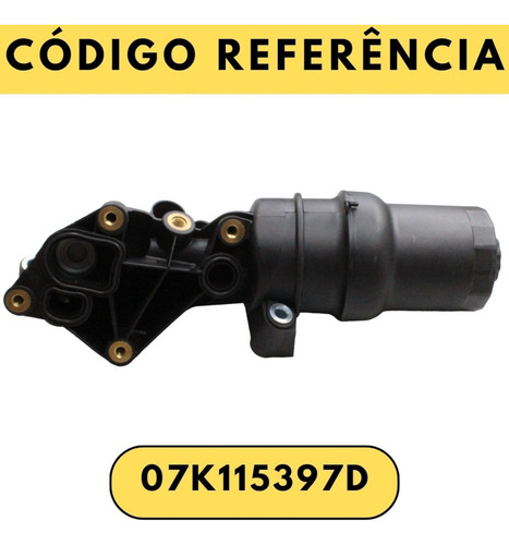 Resfriador E Suporte Filtro De Óleo Jetta 2.5 2005 A 2014