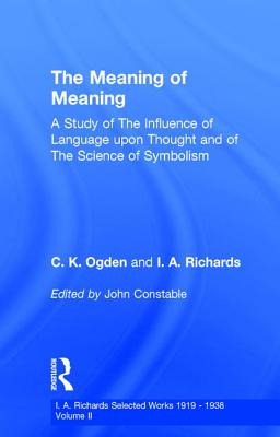 Libro Meaning Of Meaning V 2 - Constable, John