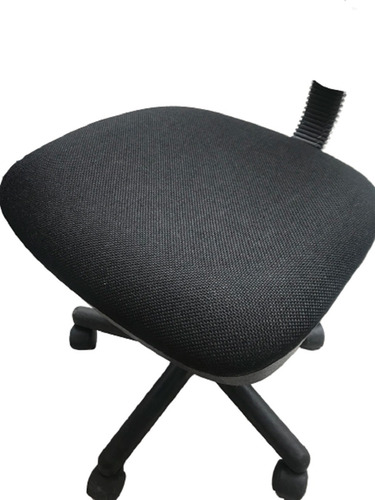 Imagen 5 de 5 de Silla Secretarial Basica Para Oficina Color Negro Remate