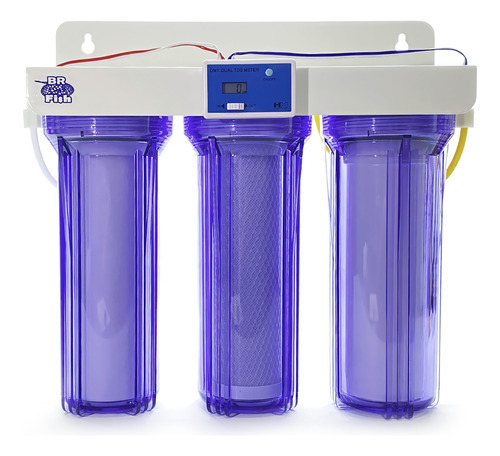 Filtro Deionizador 3 Estagios Aquario + Tds In-line Transpa Não se aplica