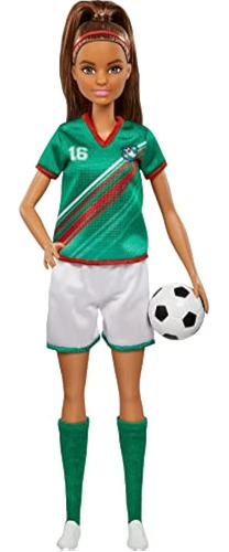 Barbie Muñeca De Moda De Fútbol Con Cola De