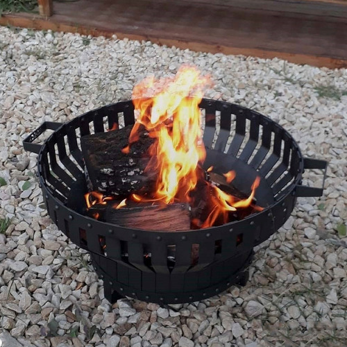 Fogonero Brasero Circular Bosca Fire Pit Asador Asador Leña