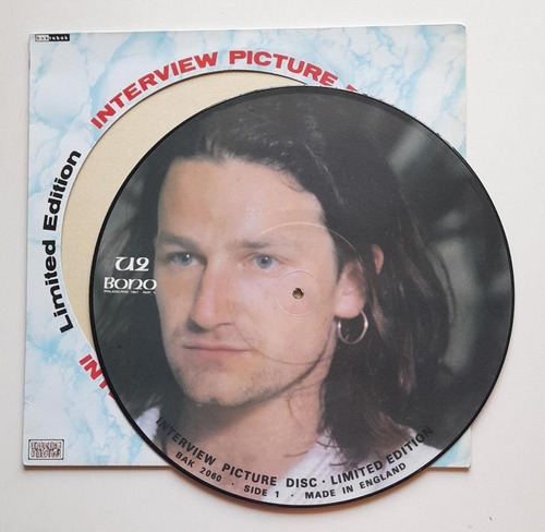 U2 Interview Picture Disc Lp Uk Vinilo Cx