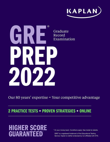 Libro: Gre Prep 2022: 2 Practice Tests + Proven Strategies +