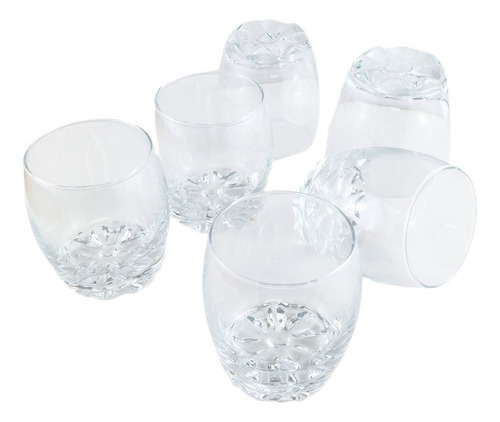 Set 6 Vasos Bajos Modelo Napoles 290ml Jugos Tragos Bebida