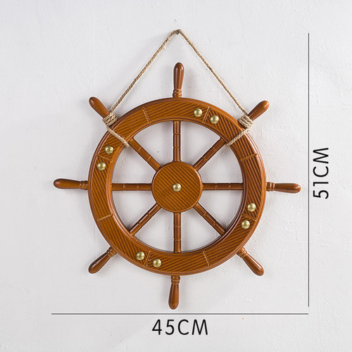 Rueda De Barco De Madera, Decoración De Pared, Timón De