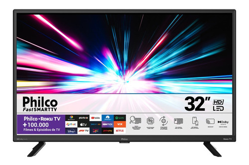 Smart Tv Led Philco 32 Polegadas Ptv32g70rch