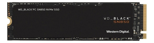 Ssd Wd Black Sn850 2tb Nvme Pcie Gen4 Cor preta