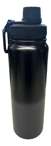 Botella Térmica Acero Inoxidable Frío/calor Grabado Laser Negro