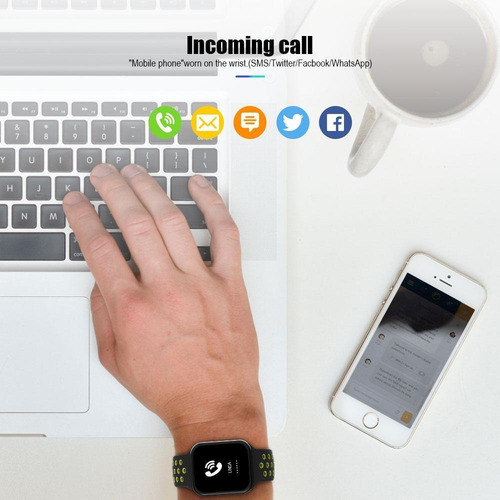 F8 Impermeável Ip67 Smartwatch Com Bluetooth