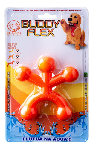 Brinquedo Mordedor Pet P/ Cachorro Buddy Toys Boneco Flex