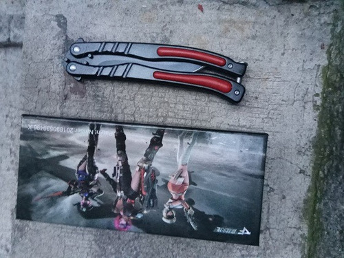 Navaja Balisong Mariposa Csgo Black