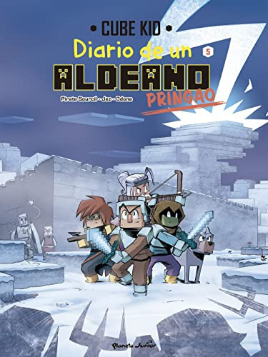 Minecraft Diario De Un Aldeano Pringao Comic 5: Un Festin Memorable, De Cube Kid. Editorial Planeta Junior, Tapa Dura En Español, 2023