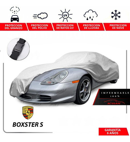 Funda Cubreauto Rk Con Broche Porsche Boxter S 2003