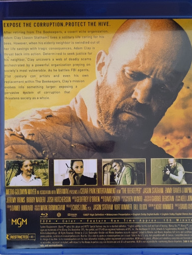 The Beekeeper 2024 Blu Ray Latino