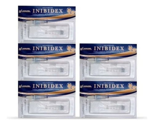 Kit 10 Uni Inibidex Injetável Anticoncepcional Cães E Gatos
